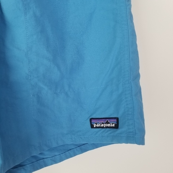 Patagonia Baggies Longs Shorts 7" Inseam Size XS Vessel Blue Quick Dry Outdoor - Picture 11 of 11